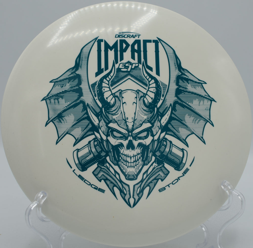 Discraft ESP Glo Impact with big glide at North Boundary Park in Cranberry Township, Pennsylvania

