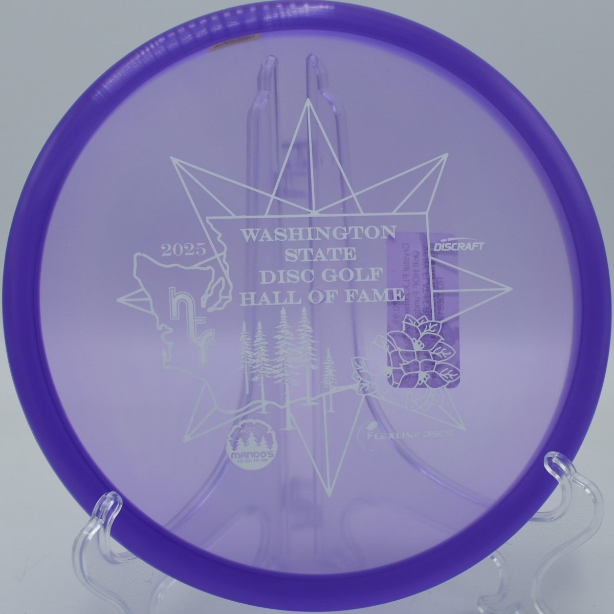 Crystal FLX Zone - WA State Disc Golf HOF Fundraiser - Flexline Discs - 18303681266461