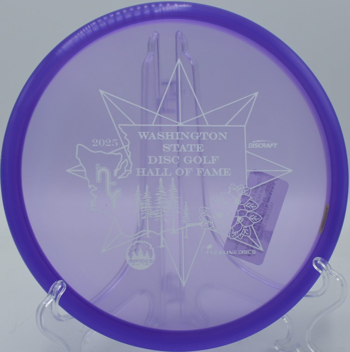 Crystal FLX Zone - WA State Disc Golf HOF Fundraiser - Flexline Discs - 18303681363069