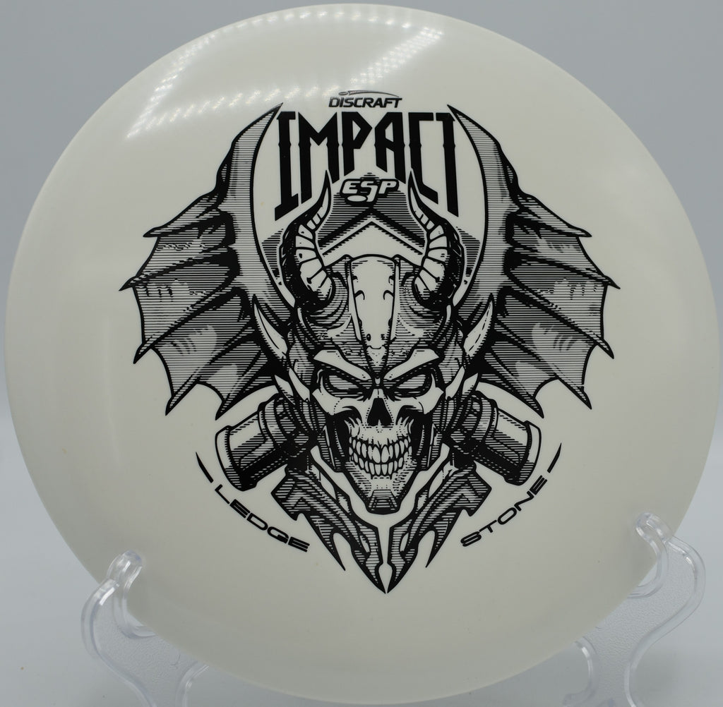 Discraft ESP Glo Impact powered down at Beaver Ranch in Conifer, Colorado

