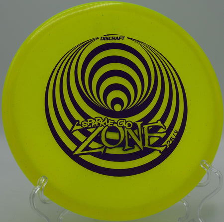 Discraft Z Sparkle Glo Zone flashing UV glow at Maple Hill Gold in Leicester, Massachusetts

