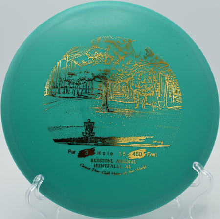 San Marino Roc – Great for approach shots with reliable fade and stability at Hornet's Nest Disc Golf Course in Charlotte, North Carolina.