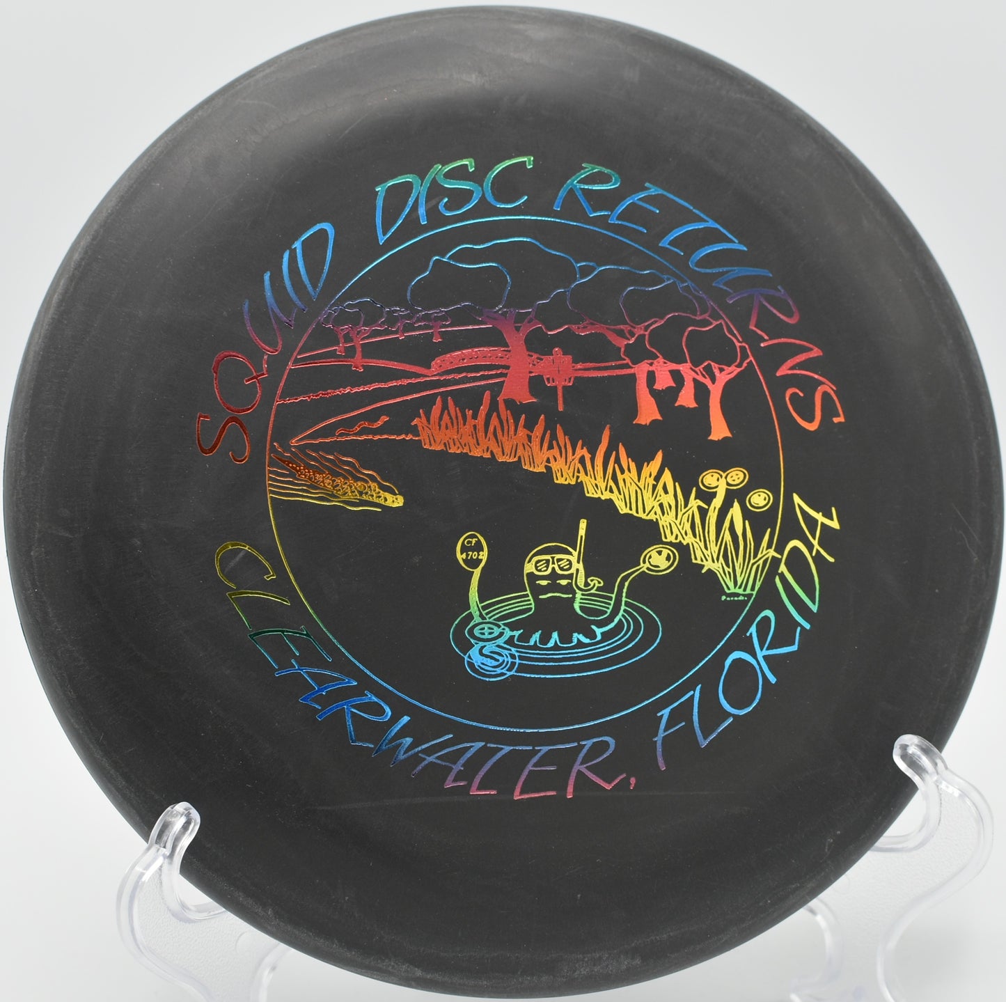 Big Bead Aviar executing a controlled fade on Hole 14 at Indian Hills Disc Golf Course, Bowling Green, Kentucky.
