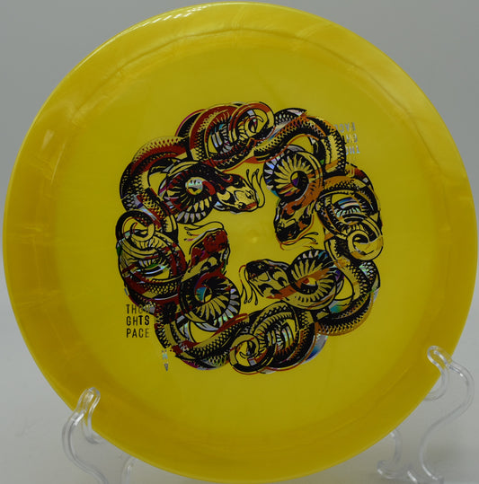 Ethereal Animus – High-speed distance driver for controlled distance and fade at Zobel Memorial Disc Golf Course in Fairview, Pennsylvania.