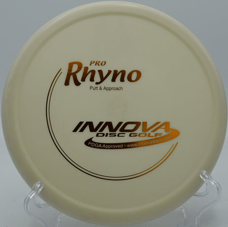 Pro Rhyno settling next to the basket at Indian Creek Disc Golf Course in Huntsville, Alabama.


