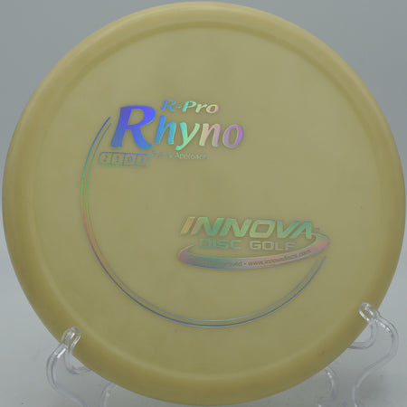 Pro Rhyno stopping short on a steep green at Cedar Hill Disc Golf Course in Nashville, Tennessee.

