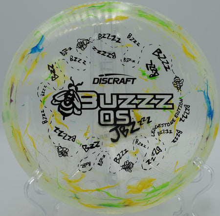 Discraft Z-FLX Buzzz OS approaching downhill basket at Maple Hill in Massachusetts


