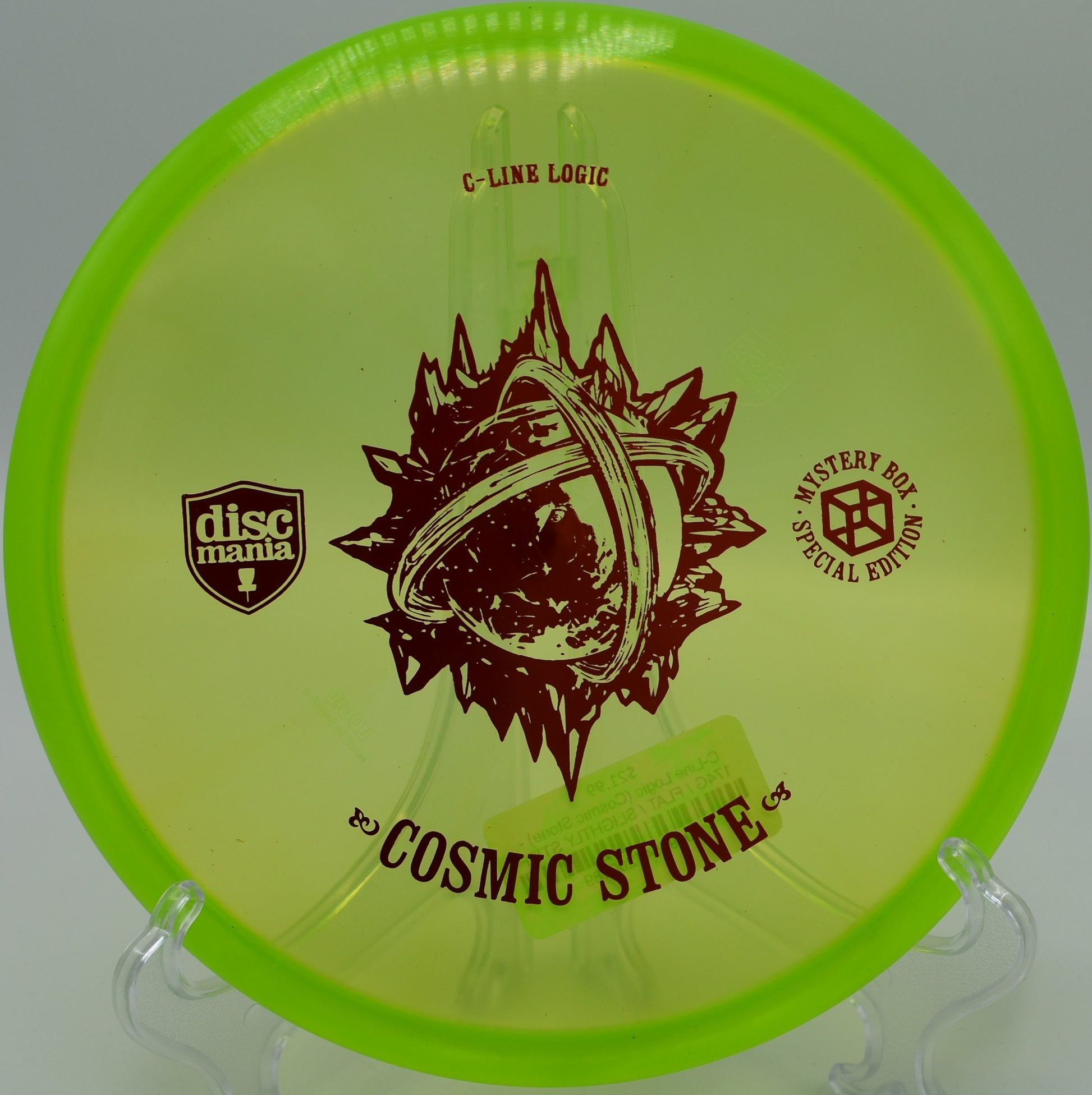 "Cosmic Stone putter in action at Milo McIver Disc Golf Course in Estacada, Oregon, delivering consistent, accurate putts."
