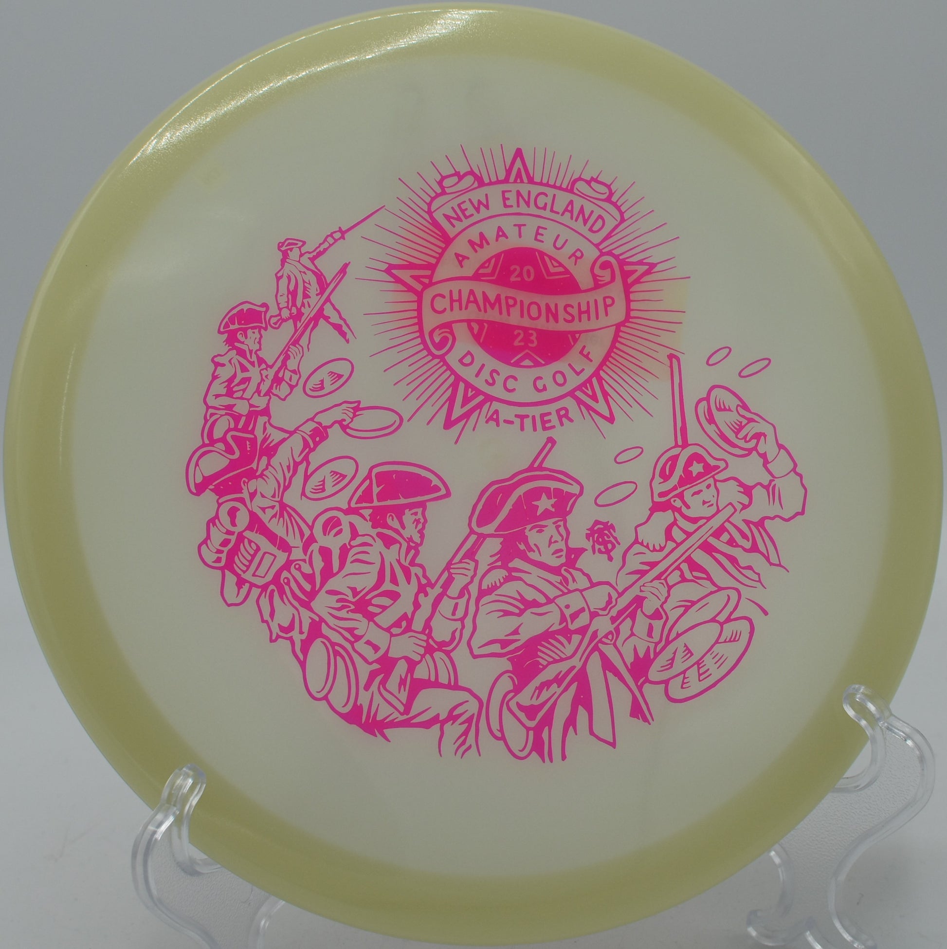 Glow Pathfinder – Glow-in-the-dark fairway driver with stable flight and predictable finish at Zobel Memorial Disc Golf Course in Fairview, Pennsylvania.