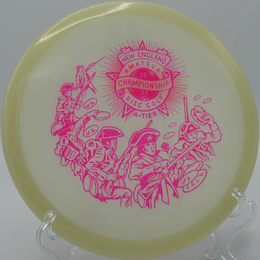 Glow Pathfinder – Glow-in-the-dark fairway driver with stable flight and predictable finish at Zobel Memorial Disc Golf Course in Fairview, Pennsylvania.