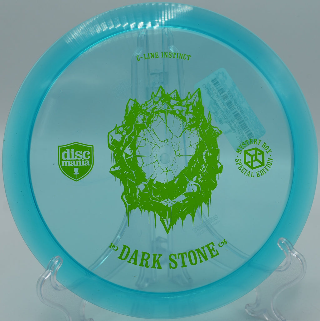 "Iron Stone Instinct fairway driver gliding through open terrain at Lake Eureka Disc Golf Course in Eureka, Illinois, showcasing its control."
