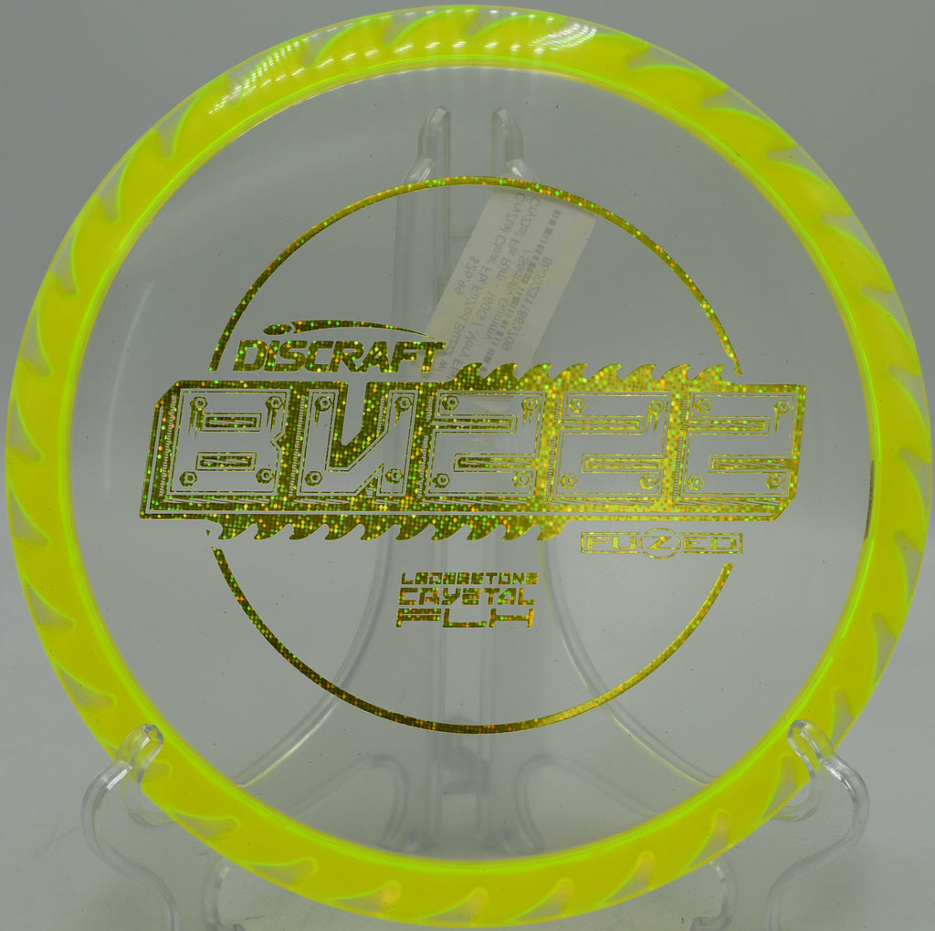 Discraft FuZed Buzzz midrange controlling a windy approach at Moraine State Park Disc Golf Course in Portersville, Pennsylvania