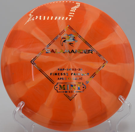 Apex Swirl Salamander carving slow turnover at DeLaveaga Disc Golf Course in Santa Cruz, California

