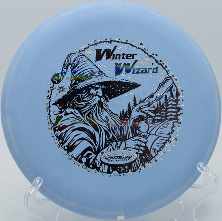 Wizard carving a straight line through the woods at Alcyon Woods Disc Golf Course in Pitman, New Jersey.

