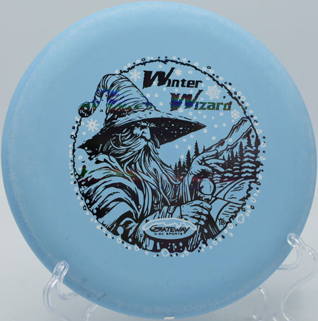 Wizard holding a straight line at Blue Ribbon Pines Disc Golf Course in East Bethel, Minnesota.

