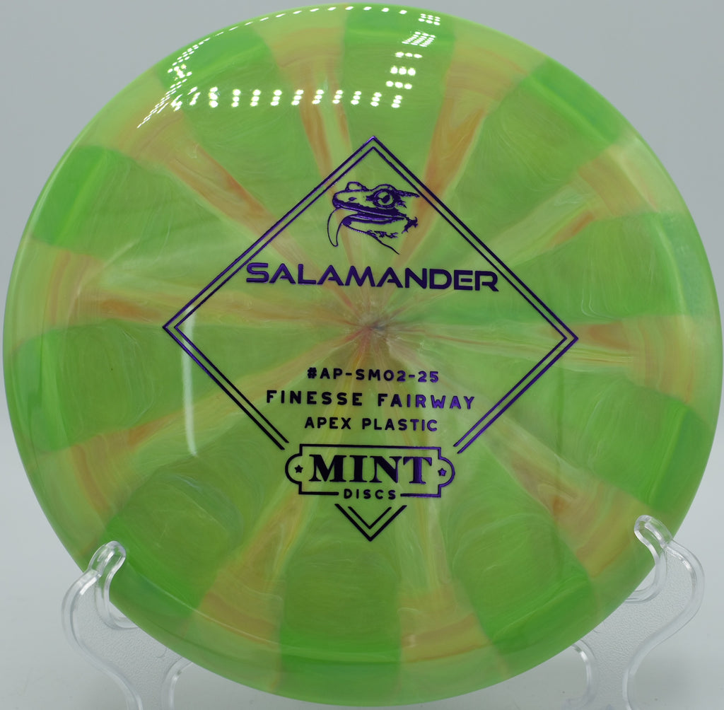 Mint Apex Salamander with buttery turnover at Patriots Park in Grovetown, Georgia

