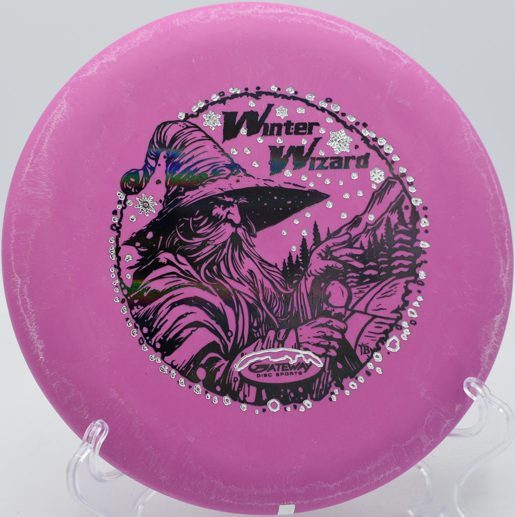 Confident release with a Wizard at SeaTac Disc Golf Course in SeaTac, Washington.

