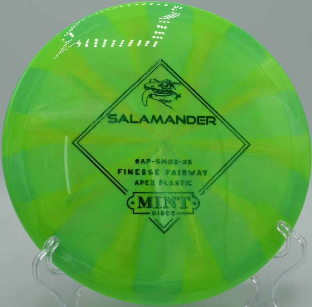 Apex Swirl Salamander full glide throw at Smugglers' Notch in Jeffersonville, Vermont

