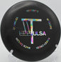 Touchy upshot with an Aviar at Northern Waters Disc Golf Course in Hayward, Wisconsin.

