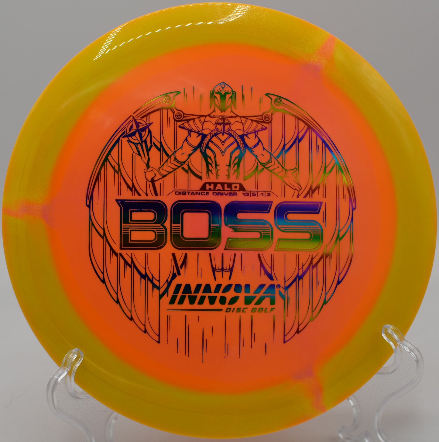 Backhand bomb with a Halo Star Boss at Lake Claiborne State Park Disc Golf Course in Homer, Louisiana.

