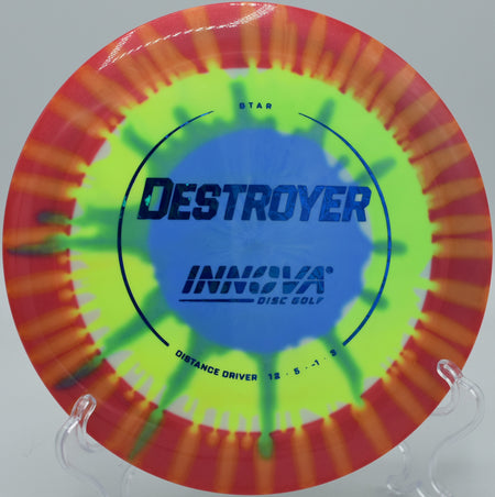 Star Destroyer unleashing max distance at Talley Street Disc Golf Course in Decatur, Georgia.

