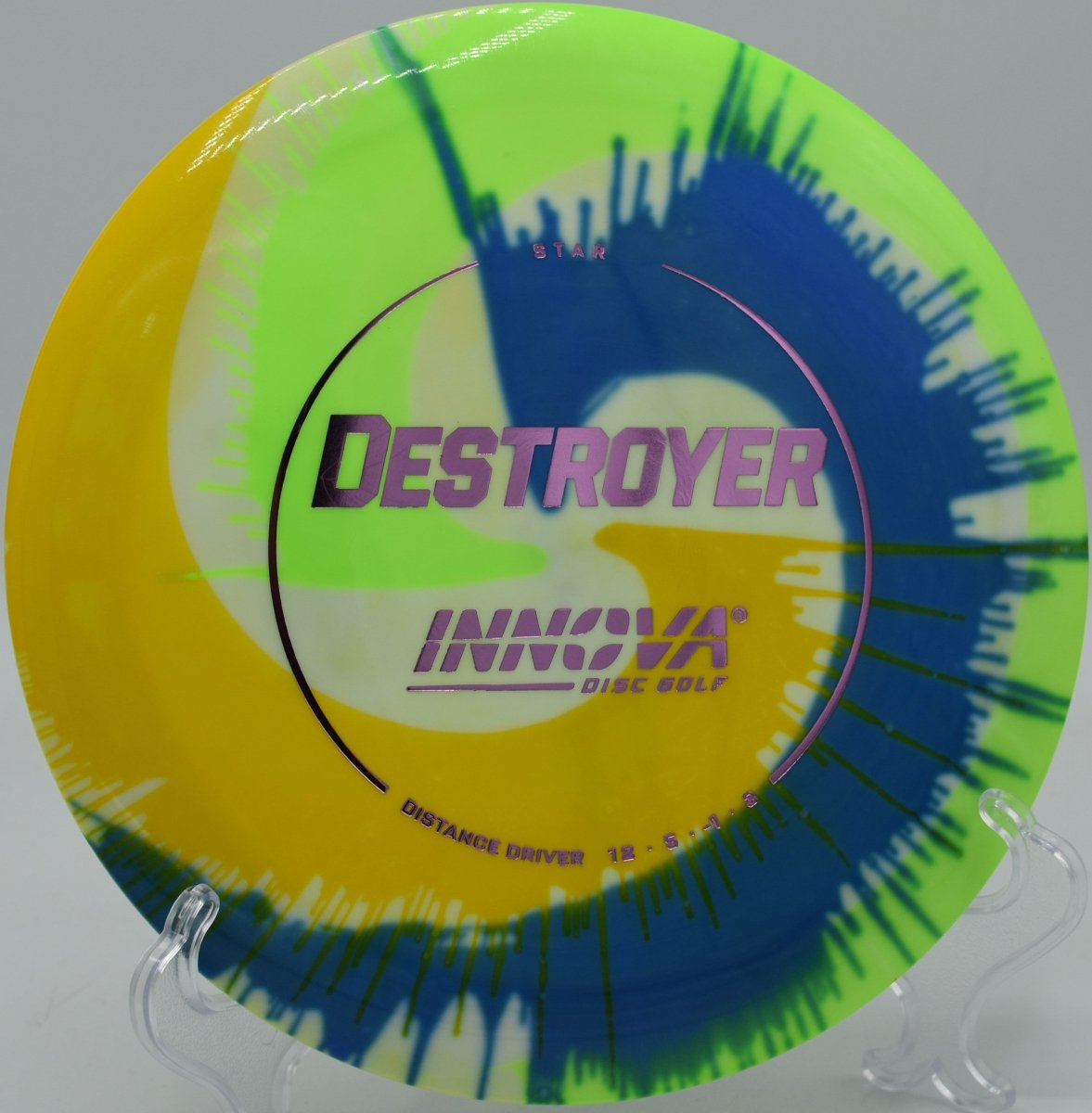 Innova I-Dye Star Destroyer featured at DeLaveaga DGC, Santa Cruz CA for powerful flex shots