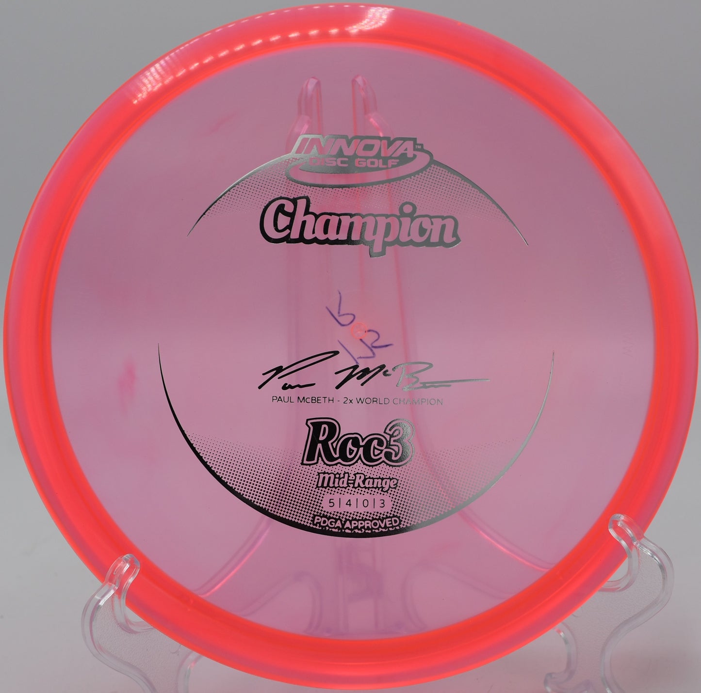 Champion Roc3 (2x Paul Mcbeth)