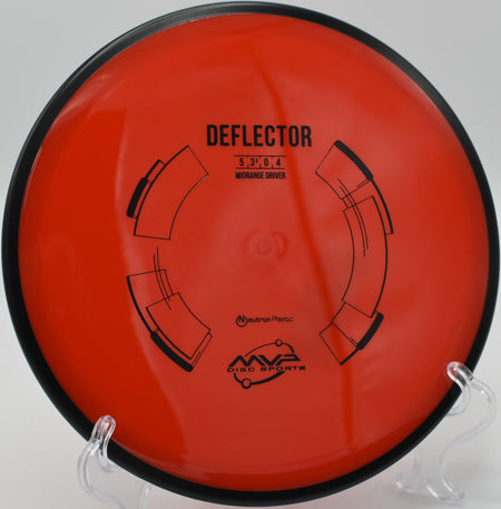 Overstable flight path of a Neutron Deflector curving around trees at Lagoon Valley Disc Golf Course in Vacaville, California

