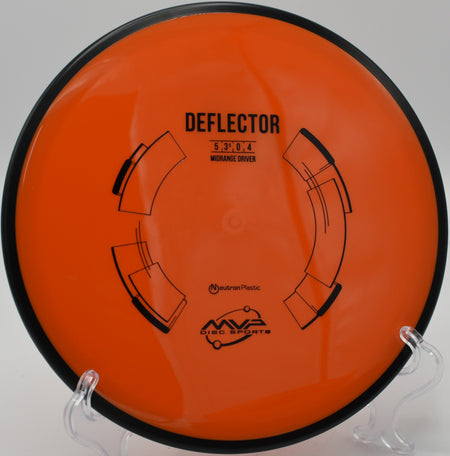 Overstable flight path of a Neutron Deflector curving around trees at Lagoon Valley Disc Golf Course in Vacaville, California

