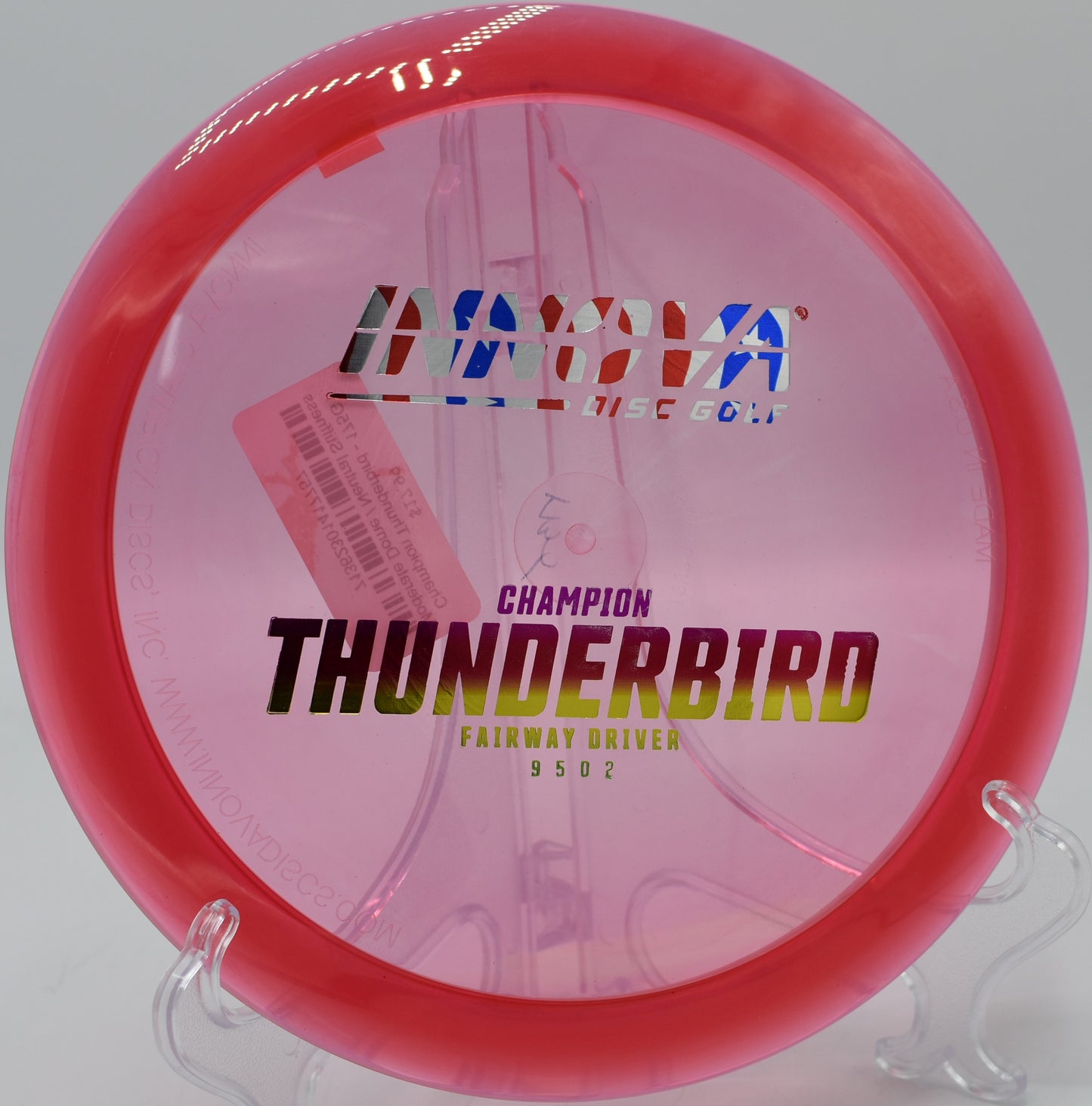 Full power hyzer with a Champion Thunderbird at Holler in the Hills Disc Golf Course in Brownsville, Kentucky.

