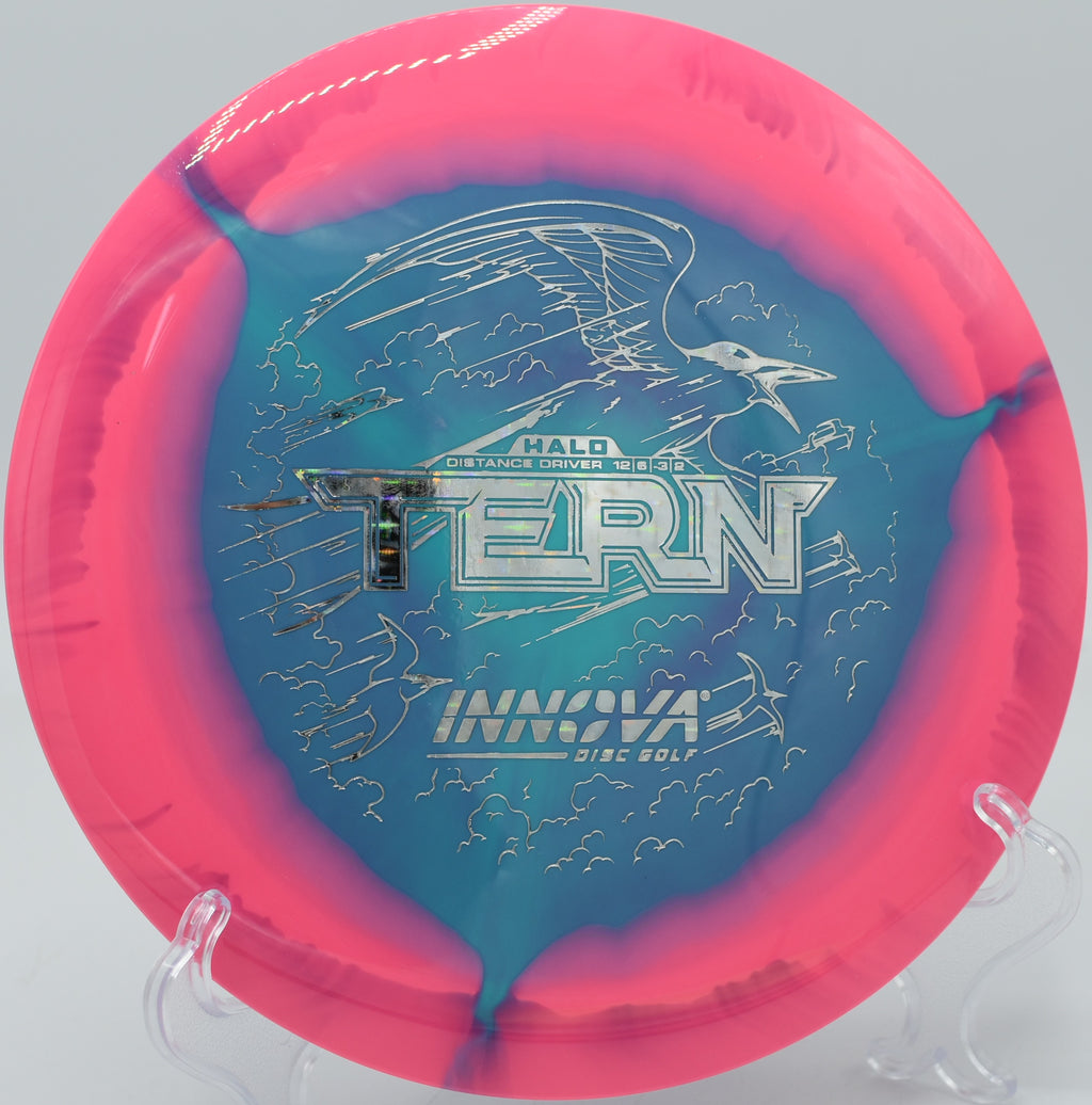Full-flex distance shot with a Halo Star Tern at Condon Park Disc Golf Course in Grass Valley, California.

