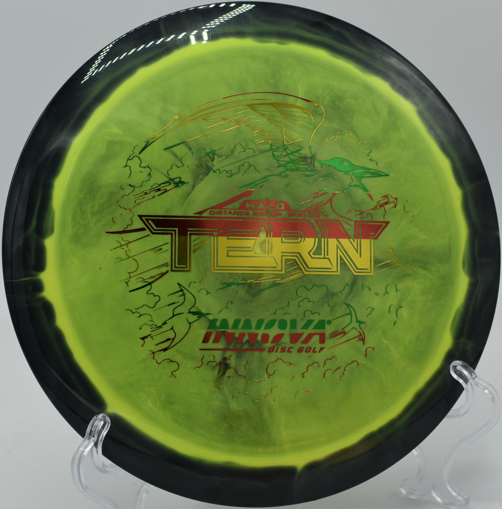 Halo Star Tern drifting right on a turnover at Mount Airy Forest Disc Golf Course in Cincinnati, Ohio.

