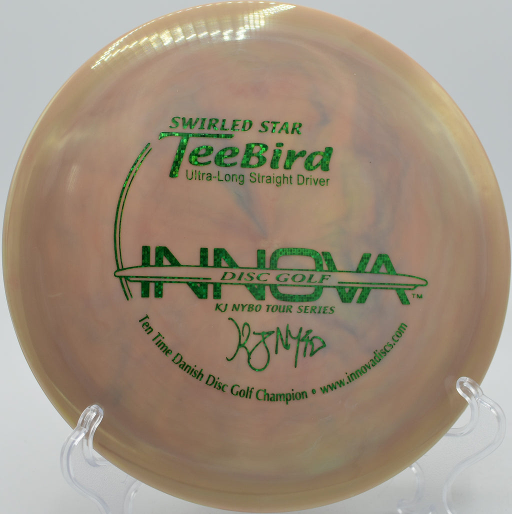 Swirled Star TeeBird threading the woods at Whispering Falls DGC in Greencastle, Pennsylvania.