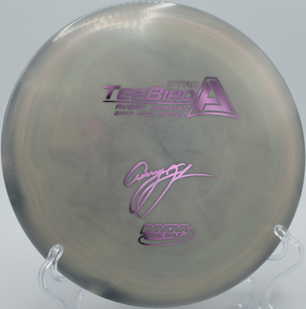 Throwing a Swirled Star TeeBird into a soft fade at North Jasper Park Disc Golf Course in Jasper, Texas.