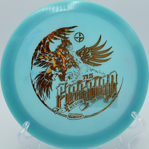 Nate Sexton Color Glow Firebird in San Francisco, CA – perfect for disc golf pros.
