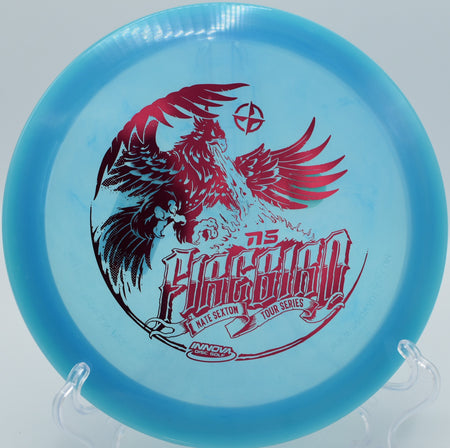 Disc golfers in Washington, DC, shop the Sexton Firebird – available now.
