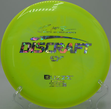 Buzzz in ESP plastic shaping gentle hyzer at Timberwolf DGC in La Crosse, Wisconsin

