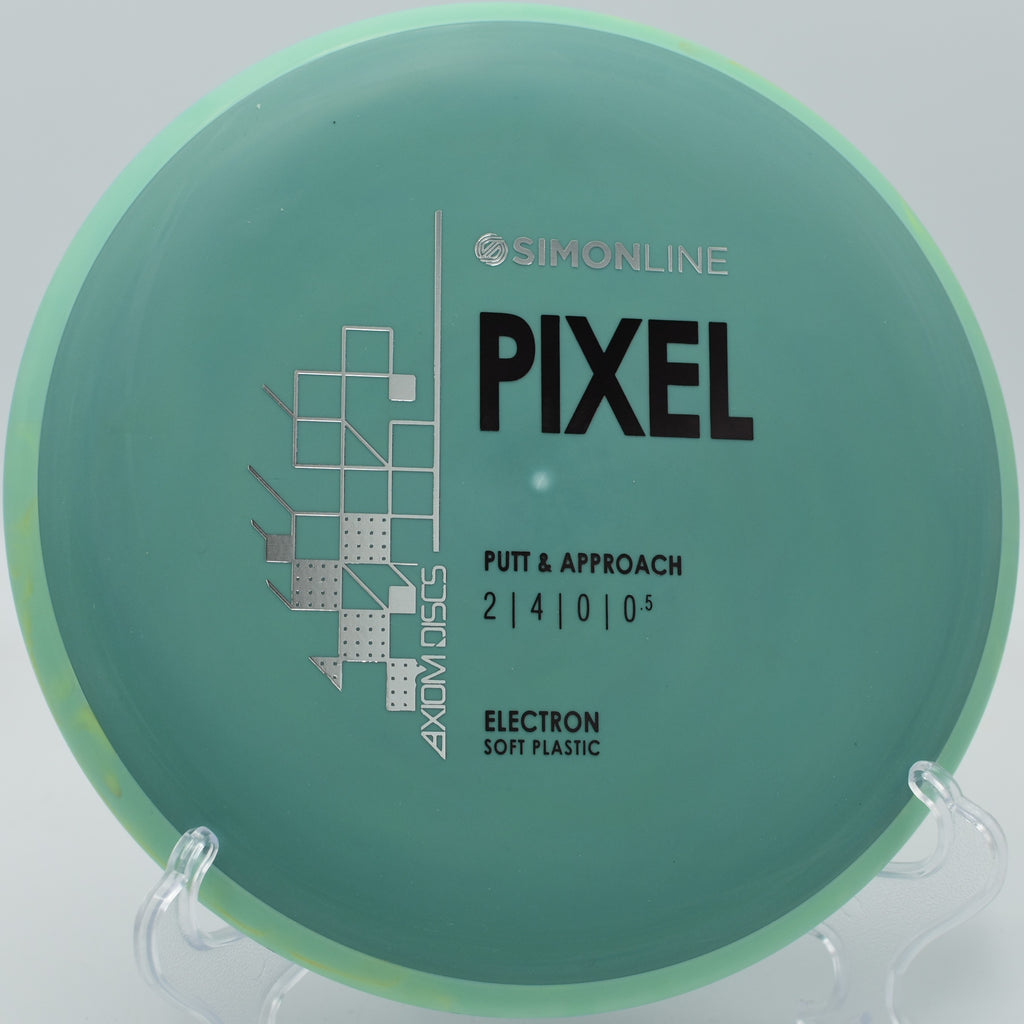Electron Soft Pixel floating uphill at Schumaker Pond Disc Golf Course in Salisbury, Maryland.

