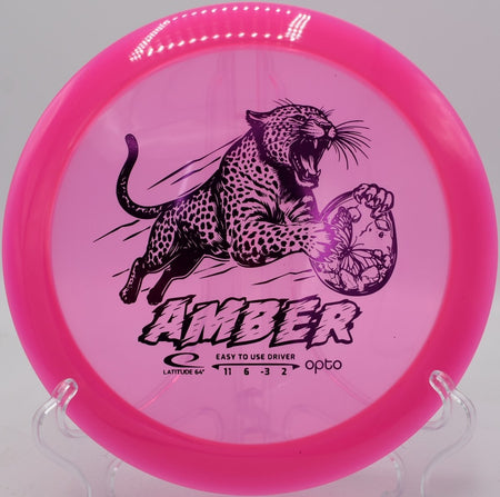 Latitude 64 Opto Amber featured at Maple Hill Disc Golf Course in Leicester, Massachusetts, delivering effortless glide and fairway accuracy