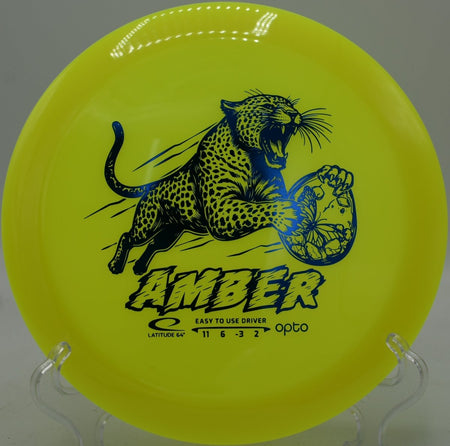Latitude 64 Opto Amber featured at Maple Hill Disc Golf Course in Leicester, Massachusetts, delivering effortless glide and fairway accuracy