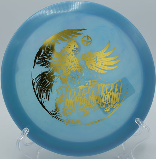 Sexton Firebird disc golf disc in Columbus, OH – perfect for windy courses.
