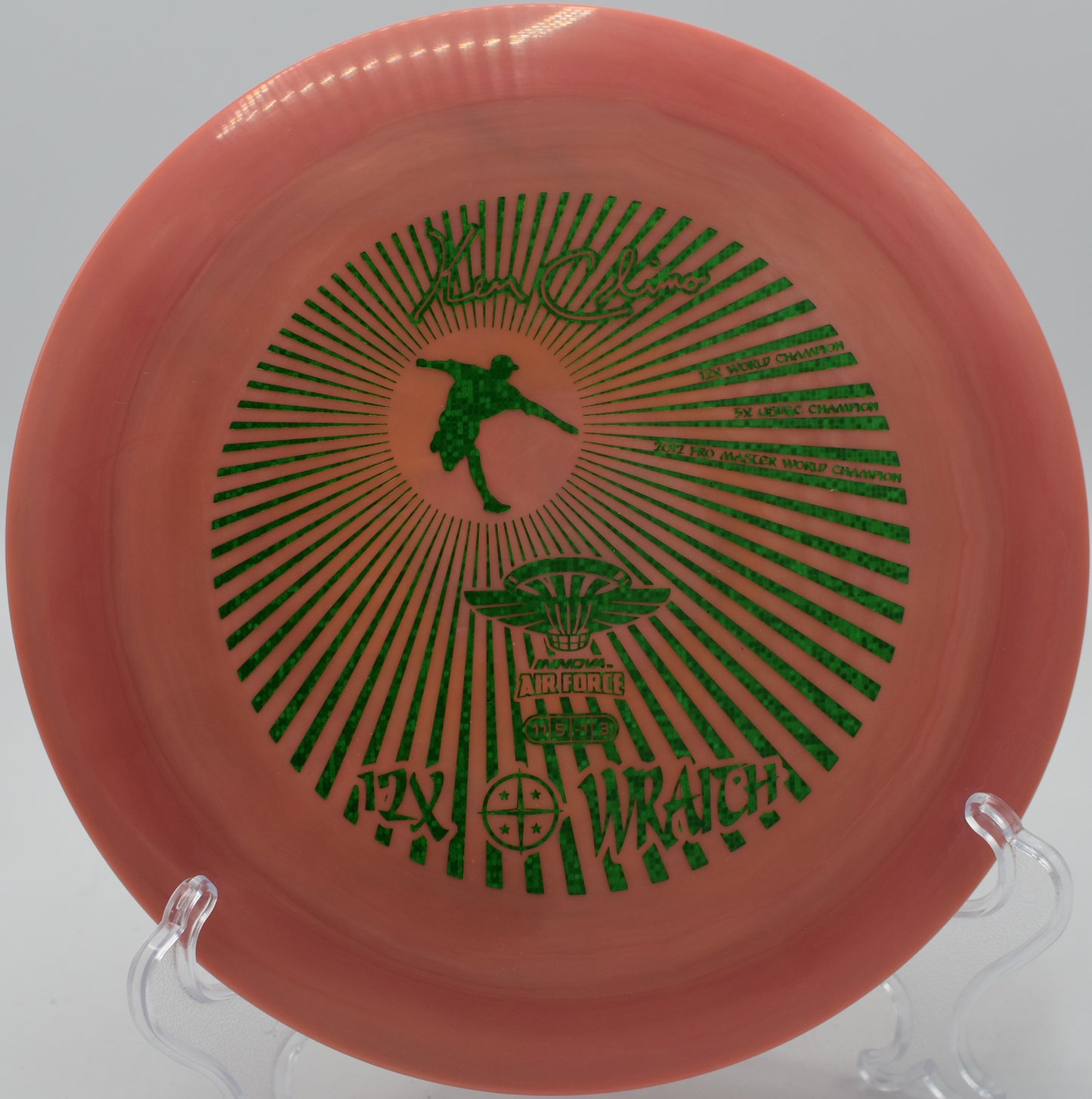 Overstable finish with a Swirled Star Wraith at Water Works Park in Kansas City, Missouri.

