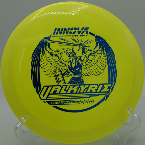 "At Starlight Fields Disc Golf in Orlando, FL, Star Valkyrie stands out with intense acceleration and a steady, aggressive fade."
