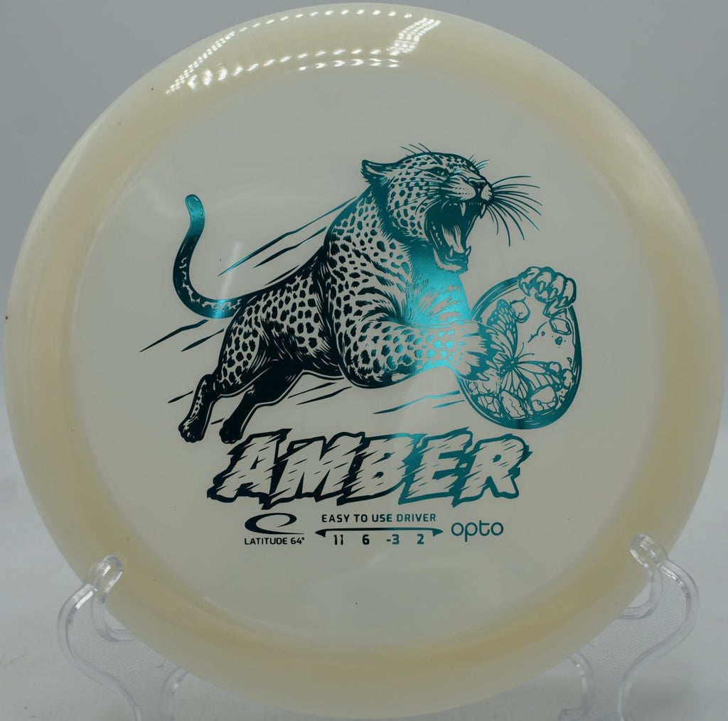 Latitude 64 Opto Amber photographed at Brewster Ridge Disc Golf Course in Jeffersonville, Vermont, delivering dependable distance and control