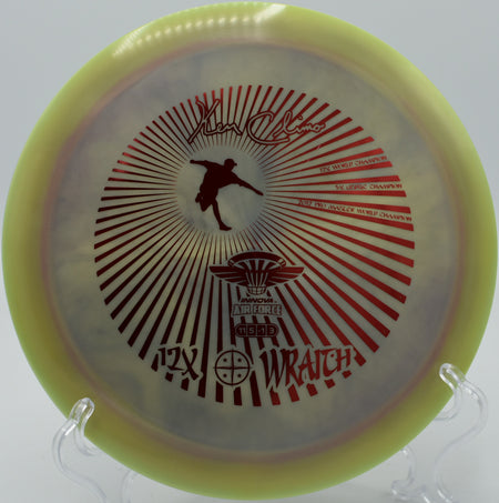 Launching a Swirled Star Wraith over water at Jonesboro Disc Golf Course in Jonesboro, Arkansas.