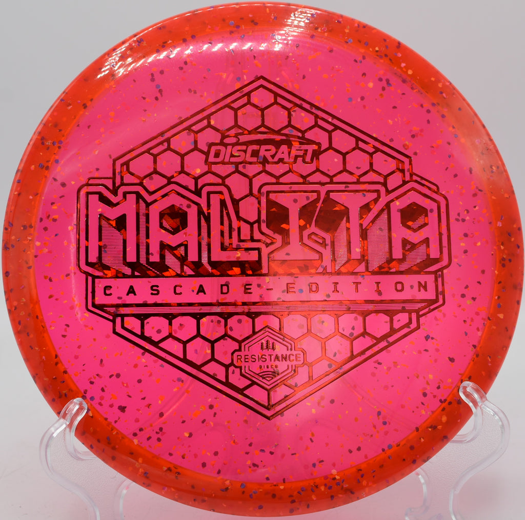 Z Confetti Malita disc golf midrange shaping a wooded approach at Northwood Black Disc Golf Course, Morton, Illinois