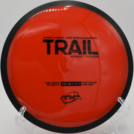 Flat release with a Neutron Trail at Fort Tuthill County Park Disc Golf Course in Flagstaff, Arizona.

