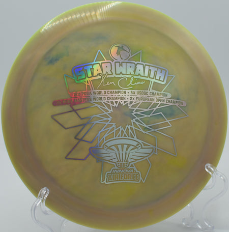 Swirled Star Wraith shaping lines at Moraine State Park Disc Golf Course in Portersville, Pennsylvania.