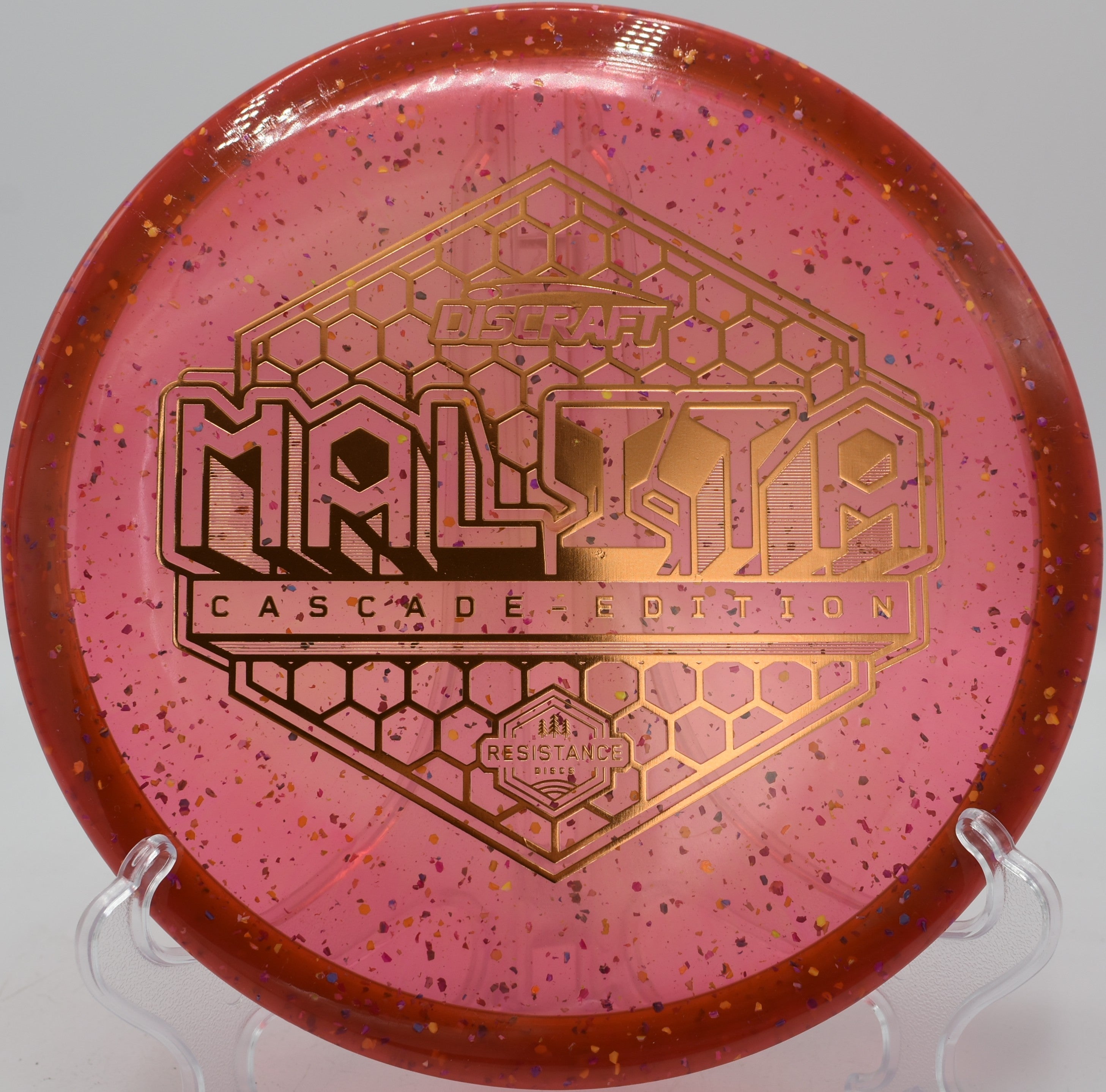 Z Confetti Malita disc golf midrange threading a fairway line at Hornets Nest Disc Golf Course, Charlotte, North Carolina