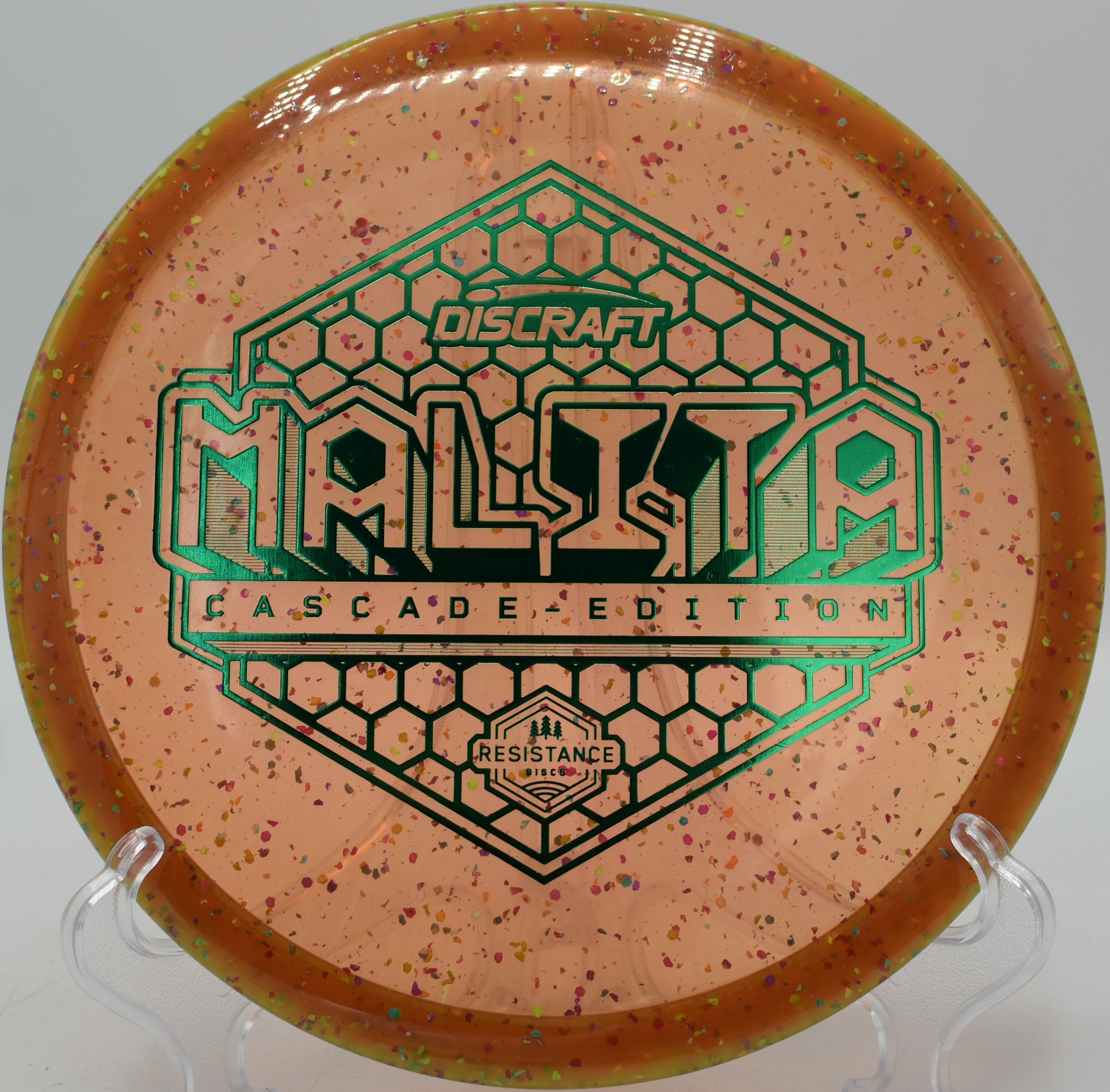 Z Confetti Malita disc golf midrange cruising straight down a technical fairway at The Fort, Ogden, Utah